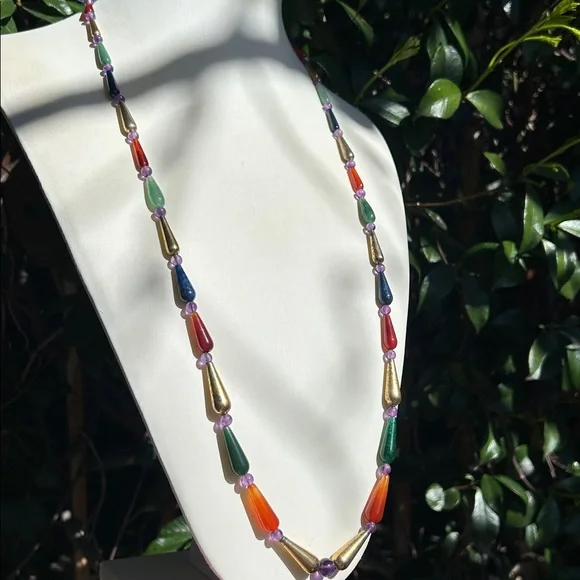 1970s MMA Egyptian Princess Sithathoriunet Gemstones Necklace